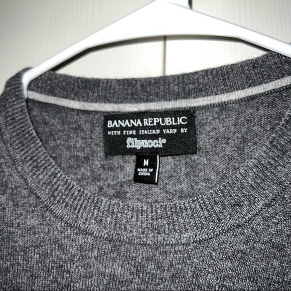 Banana Republic-Filpucci grey wool sweater M - Picture 2 of 4